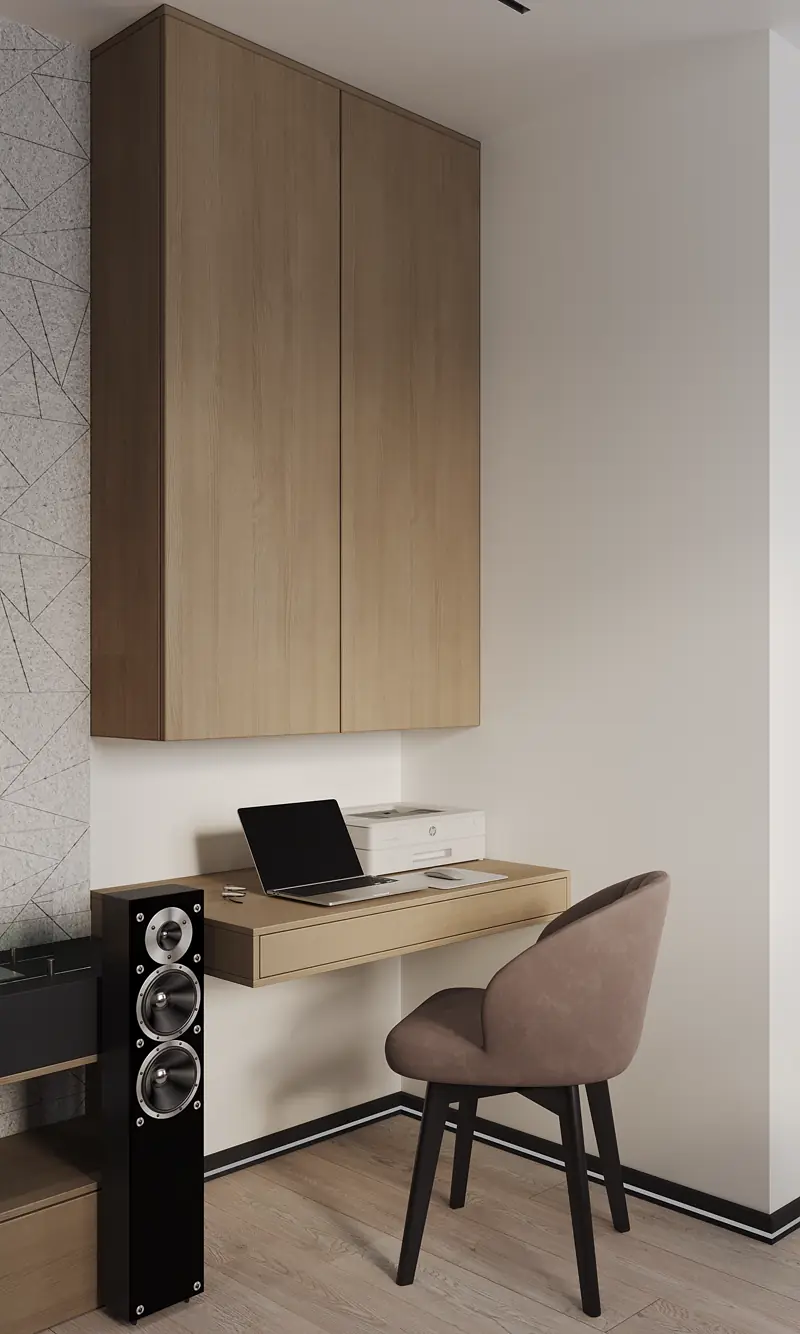 Рендер кухни-гостиной — ул. Аблукова 22
